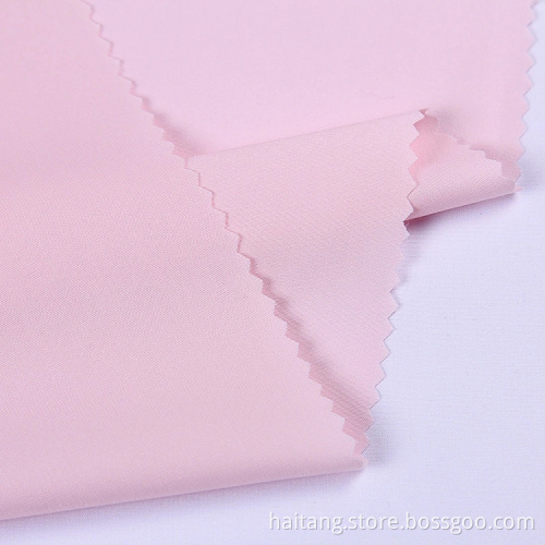 Solid Microfiber fabric Smooth Shirting Fabric Anti-wrinkle